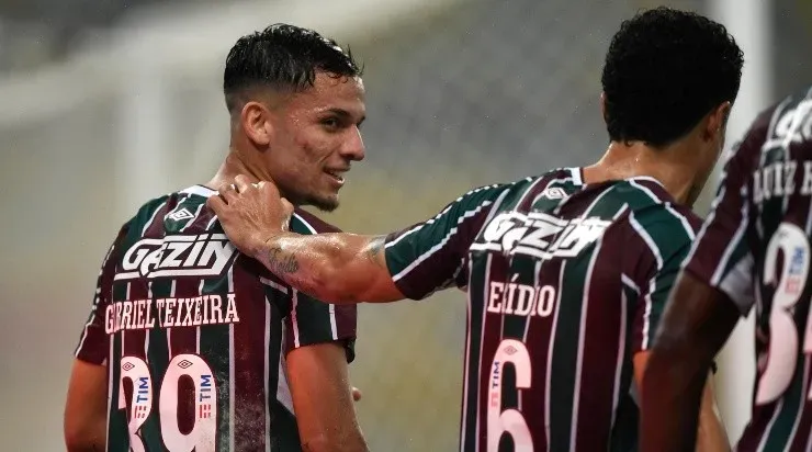 Jogadores do Fluminense comemoram gol (Foto: Getty Images)