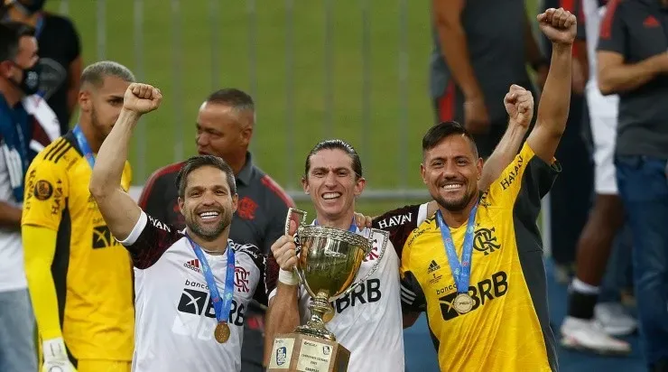 Diego Ribas, Filipe Luís e Diego Alves são os mais experientes do elenco do Flamengo (Foto: Getty Images)
