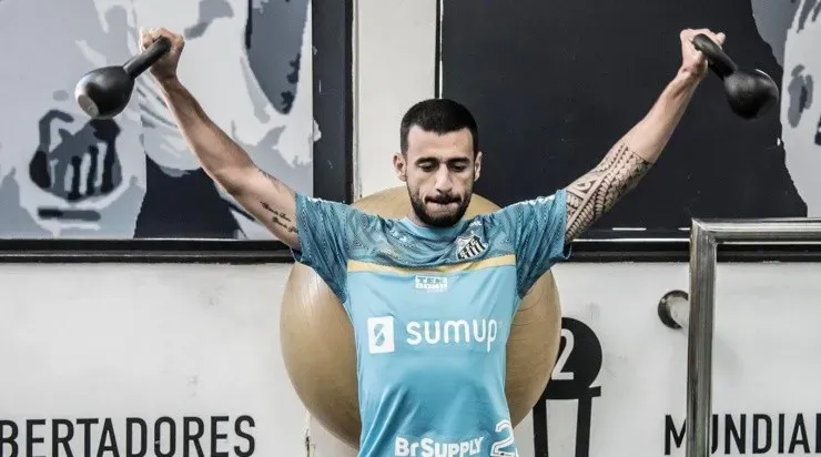 Camacho também já jogou com o Carille. Foto: Ivan Storti/ Santos