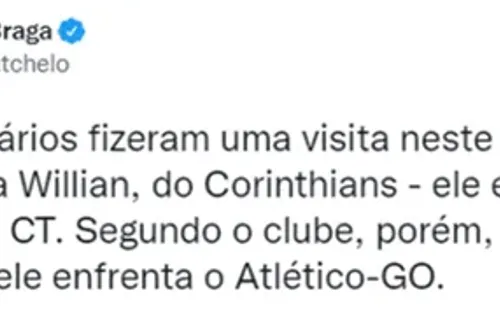 Informações do repórter Marcelo Braga (Foto: Reprodução/Twitter)