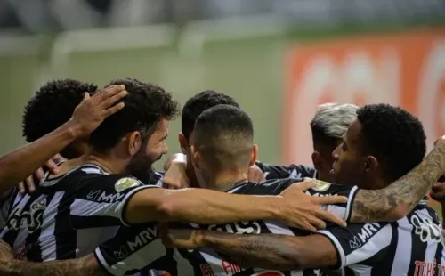 Comemoração de gol do Atlético-MG. Foto: Getty Images