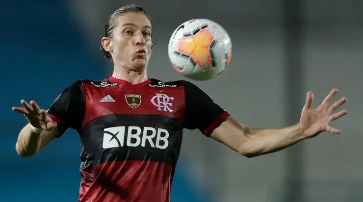 Filipe Luís, lateral-esquerdo do Flamengo (Foto: Getty Images)