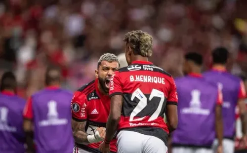 Dupla Bruno Henrique e Gabigol funciona na vitória contra o Barcelona-EQU