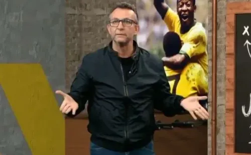 Neto exalta jogador do Palmeiras: “Vai ser 1 milhão de vezes melhor que o Casemiro”. (Foto: Reprodução TV)