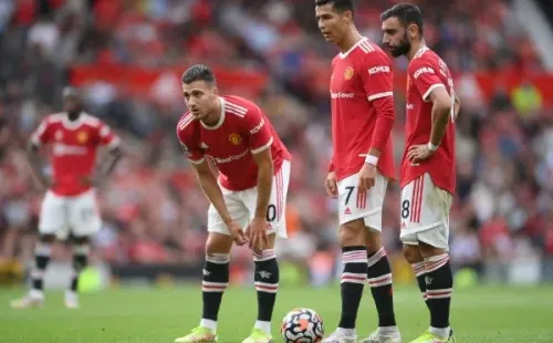 Cristiano Ronaldo em campo pelo Manchester United. (Foto: Getty Images)