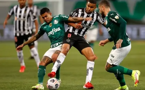 Palmeiras x Atlético-MG pelo primeiro jogo das semifinais da Libertadores. (Foto: Getty Images)