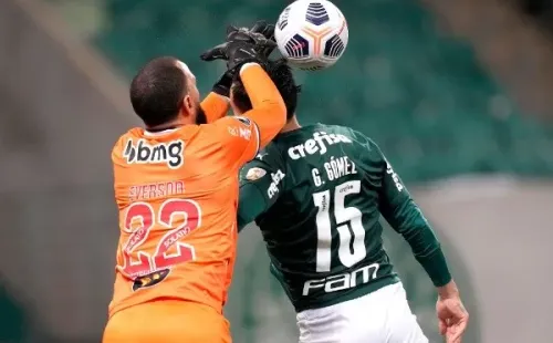 Palmeiras x Atlético-MG, no Allianz Parque. (Foto: Getty Images)