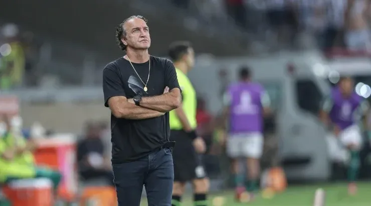 Cuca: deixou recado ao zagueiro (Foto: Pedro Souza / Atlético / Divulgação)