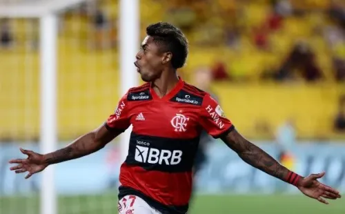 Bruno Henrique foi o grande destaque da partida desta quarta-feira. (Foto: Getty Images)