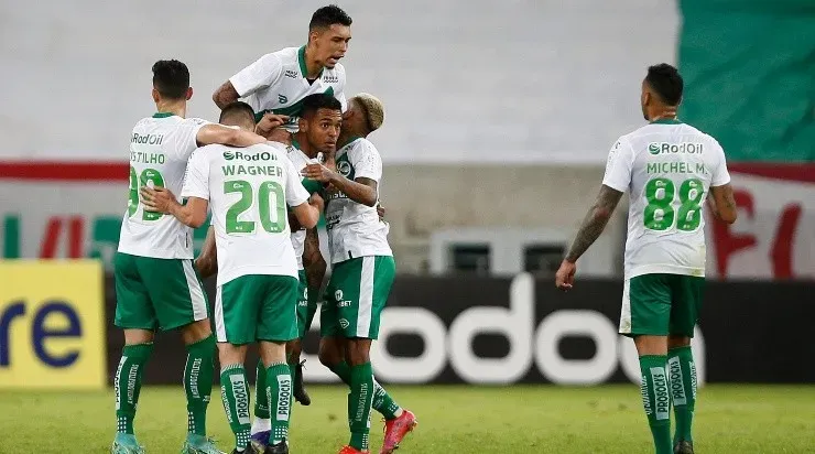 Comemoração dos jogadores do Juventude (Foto: Getty Images)