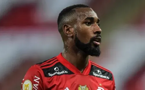RJ - Rio de Janeiro - 19/06/2021 - BRASILEIRO A 2021, FLAMENGO X BRAGANTINO - Gerson jogador do Flamengo durante partida contra o Bragantino no estadio Maracana pelo campeonato Brasileiro A 2021. Foto: Thiago Ribeiro/AGIF