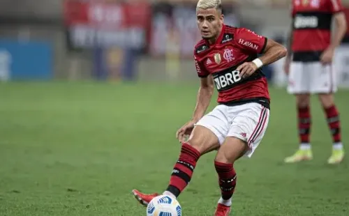RJ - Rio de Janeiro - 19/09/2021 - BRASILEIRO A 2021, FLAMENGO X GREMIO - Andreas Pereira jogador do Flamengo durante partida contra o Gremio no estadio Maracana pelo campeonato Brasileiro A 2021. Foto: Jorge Rodrigues/AGIF