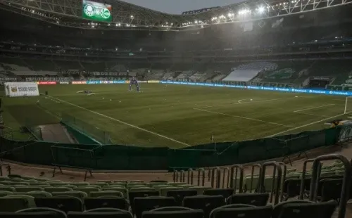 SP - Sao Paulo - 03/10/2021 - BRASILEIRO A 2021, PALMEIRAS X JUVENTUDE - Vista geral do estadio Arena Allianz Parque para partida entre Palmeiras e Juventude pelo campeonato Brasileiro A 2021. Foto: Ettore Chiereguini/AGIF