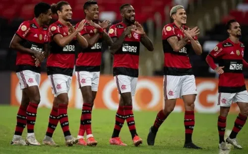 O Flamengo venceu o último confronto entre as duas equipes | Crédito: Jorge Rodrigues/AGIF