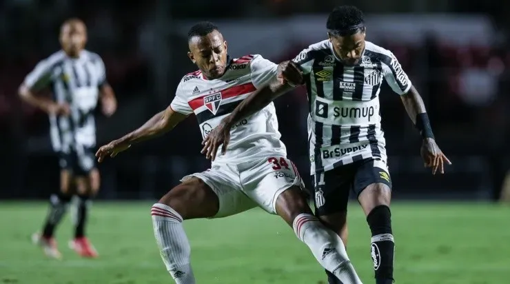 São Paulo e Santos empataram por 1 a 1 no Morumbi (Foto: Getty Images)
