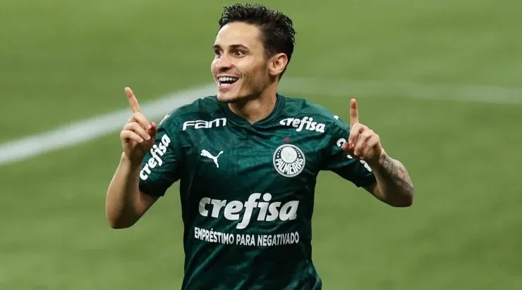 Com 5 gols, Veiga divide a artilharia do Palmeiras no Brasileirão ao lado de Breno Lopes (Foto: Getty Images)