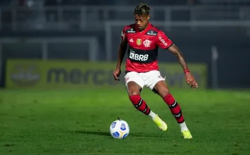Bruno henrique teve lesão confirmada e desfalca a equipe | Crédito: Diogo Reis/AGIF