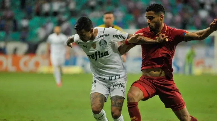 O Palmeiras ficou no 0 a 0 diante do Bahia (Foto: Jhony Pinho/AGIF)