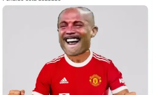 Meme de Cristiano Ronaldo. Foto: Reprodução/Twitter