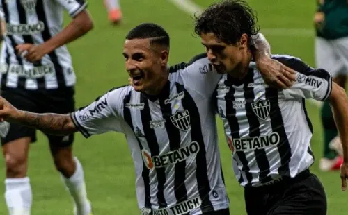 MG - Belo Horizonte - 04/04/2021 - MINEIRO 2021 - ATLETICO MG X AMERICA MG - Arana jogador do Atletico-MG comemora seu gol durante partida contra o America-MG no estadio Mineirao pelo campeonato Mineiro 2021. Foto: Alessandra Torres/AGIF