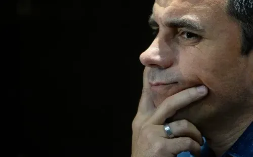 RJ - Rio de Janeiro - 11/01/2017 - Coletiva de imprensa do Flamengo - Rodrigo Caetano durante coletiva de imprensa apos treino de reapresentacao do Flamengo no CT Ninho do Urubu. Foto: Fernando Soutello/AGIF