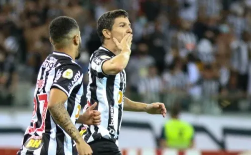 Nacho Fernandez comemorando gol. (Foto: Fernando Moreno/AGIF)