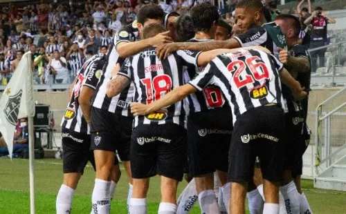 Galo comemorando gol. (Foto: Fernando Moreno/AGIF)