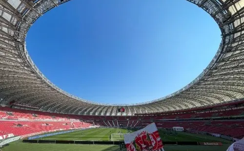 Internacional leva gol nos acréscimos do RB Bragantino no Beira-Rio e fica somente no empate. (Foto: Maxi Franzoi/AGIF)