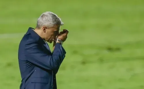 SP - Sao Paulo - 28/02/2021 - PAULISTA 2021, SAO PAULO X BOTAFOGO - Hernan Crespo tecnico do Sao Paulo durante partida contra o Botafogo-SP no estadio Morumbi pelo campeonato Paulista 2021. Foto: Marcello Zambrana/AGIF