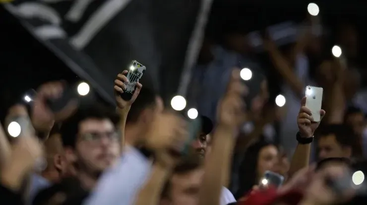 Torcedores do Atlético-MG, na partida contra o Fortaleza (Foto: Getty Images)