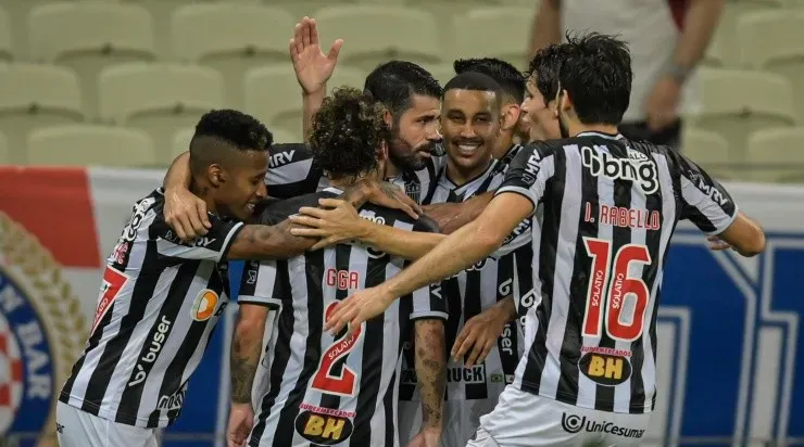 Jogadores do Galo comemoram gol contra o Fortaleza (Foto: Getty Images)