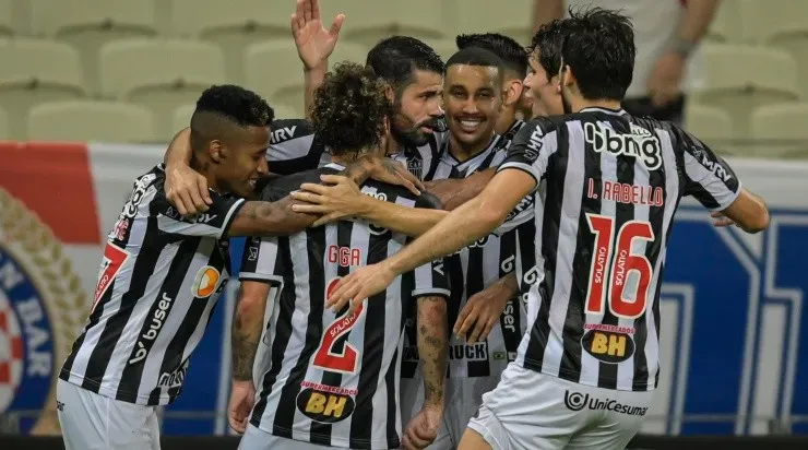 Jogadores do Galo comemoram gol diante do Fortaleza (Foto: Getty Images)