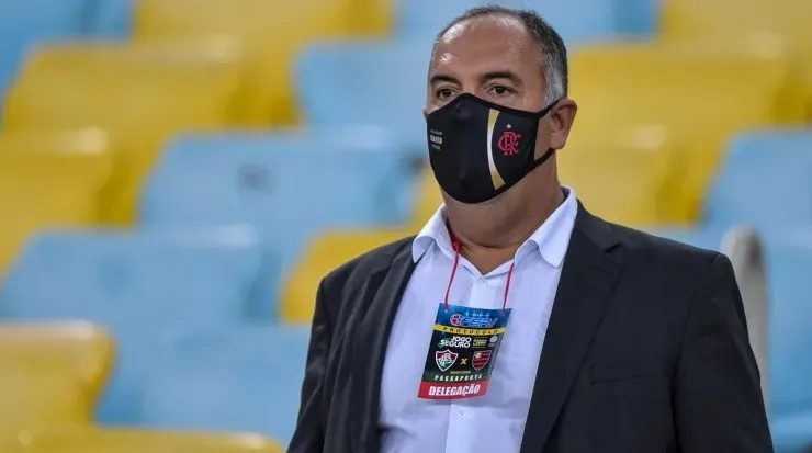 Marcos Braz, vice-presidente de futebol do Flamengo (Foto: Thiago Ribeiro/AGIF)