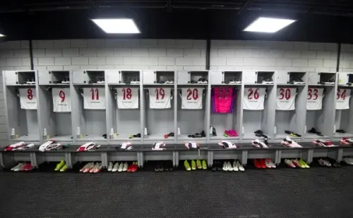 Vestiário do Flamengo já está preparado