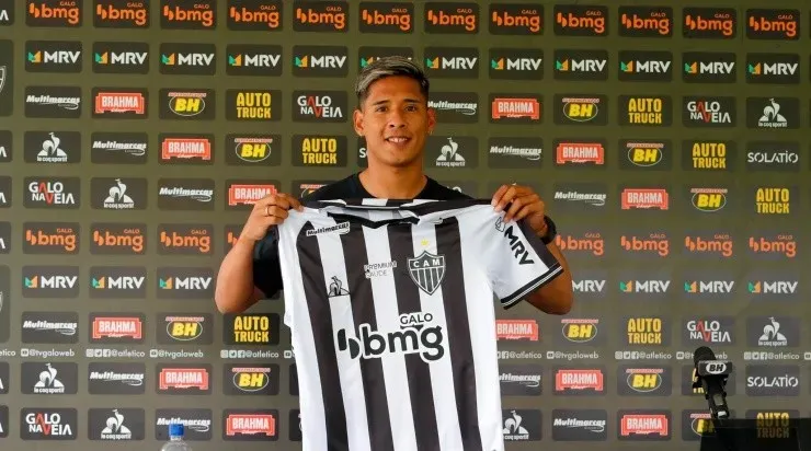 Zaracho sonha em fazer história com a camisa do Atlético Mineiro. Foto: Bruno Cantini/ Atlético Mineiro