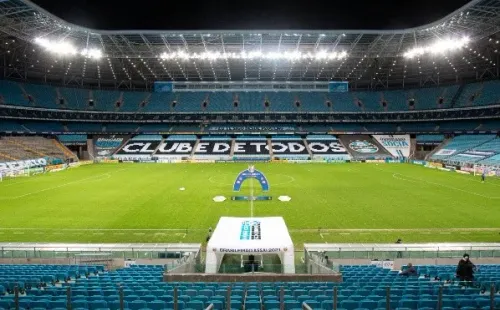 RS - Porto Alegre - 27/06/2021 - BRASILEIRO A 2021, GREMIO X FORTALEZA - Vista geral do estadio Arena do Gremio para partida entre Gremio e Fortaleza pelo campeonato Brasileiro A 2021. Foto: Maxi Franzoi/AGIF