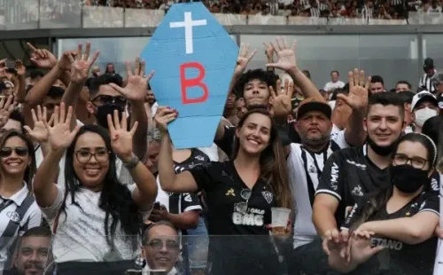 Torcida do Galo no Mineirão. (Foto: Fernando Moreno/AGIF)
