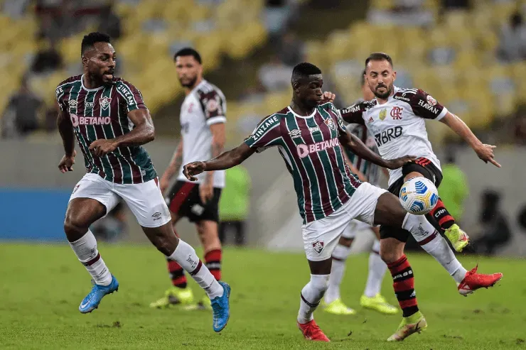 Fluminense quer uma vaga na Libertadores de 2022. (Foto: Thiago Ribeiro/AGIF)