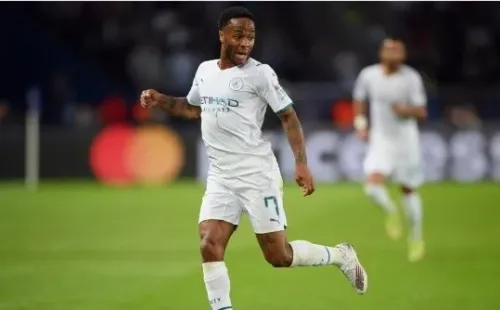 Sterling foi titular na final da UEFA Champions League com o Manchester City (Foto: Getty Images)