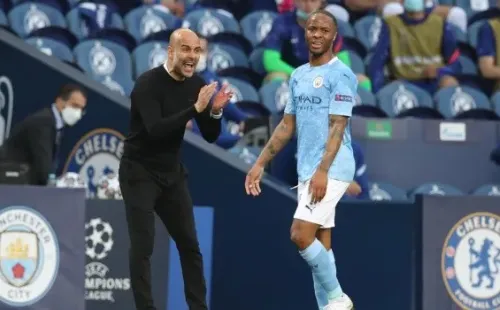 Sterling não deve continuar sob comando do técnico Pep Guardiola (Foto: Getty Images)