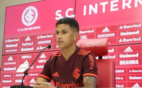 Foto: Ricardo Duarte/Internacional - Gustavo Maia: Fora da partida