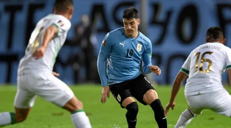 Piquerez, em campo pela seleção uruguaia (Foto: Getty Images)