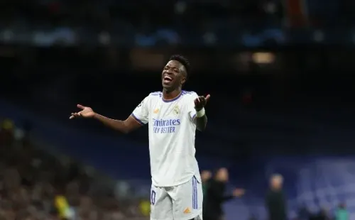 Vinícius Jr caí nas graças de ídolo do Real Madrid (Photo by Gonzalo Arroyo Moreno/Getty Images)