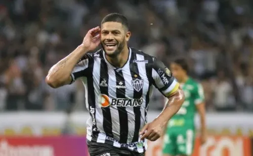 Fernando Moreno/AGIF – Atacante Hulk marcou os dois gols da vitória do Galo