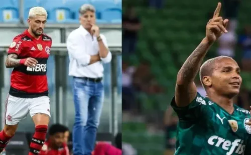 Flamengo, de Arrascaeta, e Palmeiras, de Deyverson, se enfrentam pela Libertadores (Foto: AGIF)