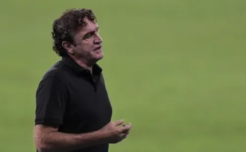 RJ - Rio de Janeiro - 26/08/2021 - COPA DO BRASIL 2021, FLUMINENSE X ATLETICO-MG - Cuca tecnico do Atletico-MG durante partida contra o Fluminense no estadio Engenhao pelo campeonato Copa do Brasil 2021. Foto: Thiago Ribeiro/AGIF