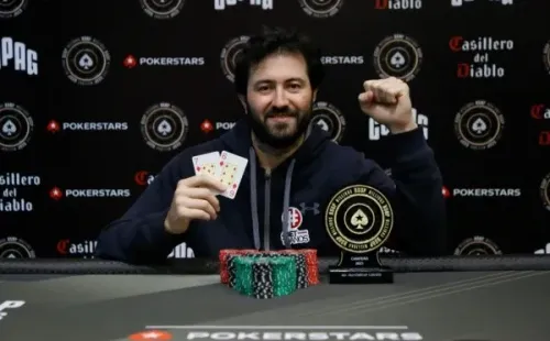 José Alcantara Filho campeão do Start up (Foto: BSOP)