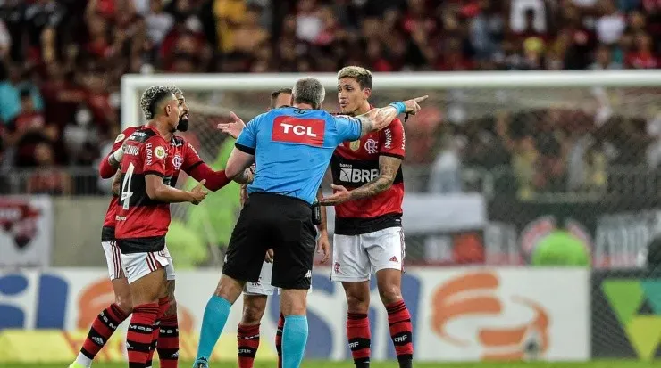 Flamengo foi derrotado para o Santos por 1 a 0 no Maracanã. Foto: Thiago Ribeiro/AGIF