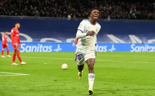 Foto: Denis Doyle / Getty Images | Nesta temporada Vini Jr já marcou 12 gols