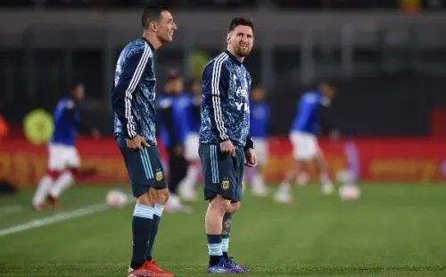 Marcelo Endelli/ Getty Images – Di María e Messi em ação pelo clube parisiense